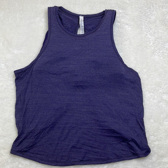 Lululemon Twist & Reach Tank Heathered Aeon Size 8 - Picture 3 of 11